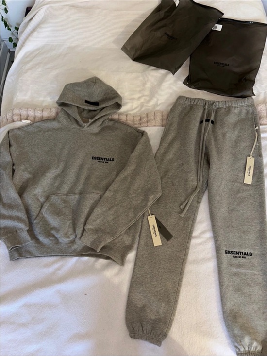 Fear of God Other - (Medium Sized)ESSENTIALS Men's Gray hoodie with Sweatpants - Fear of God